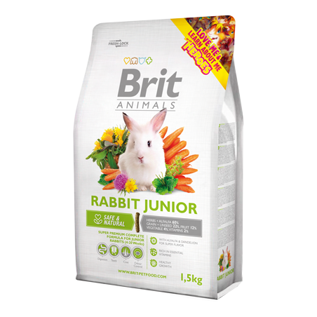 Ração para Roedores Brit Animals Rabbit Junior 300 g