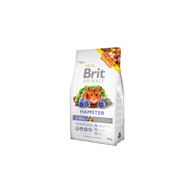 Ração para Roedores Brit Animals Hamster 300 g