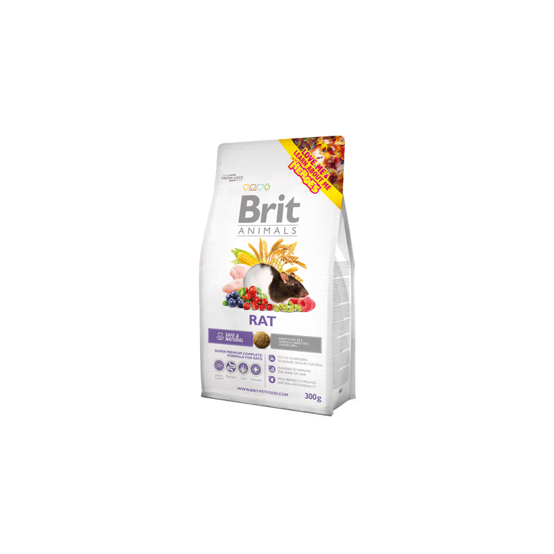 Ração para Roedores Brit Animals Rat 300 g