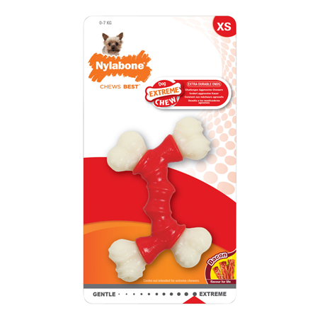 Nylabone Dog Extreme Chew Double Bone X-Small