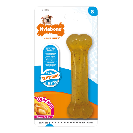 Nylabone Puppy Teething Chew Bone Medium