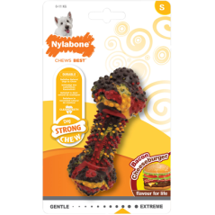 Nylabone Dog Strong Chew Bacon Cheeseburger Medium