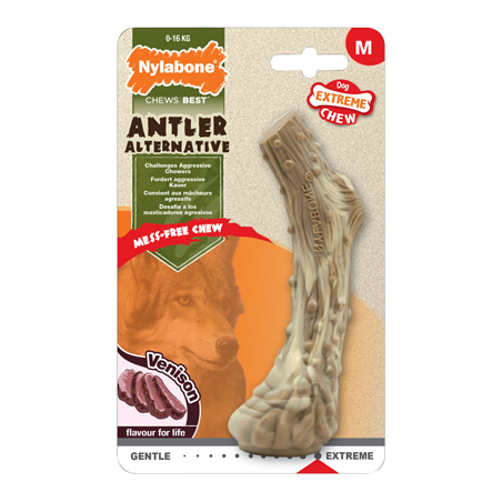 Nylabone Wild Alternative Antler Medium