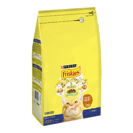 Friskies Gato Esterilizados | Peru & Vegetais 3 kg