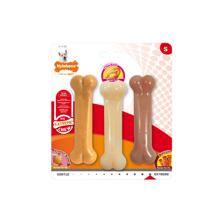 Nylabone Dog Extreme Chew Triple Pack Small