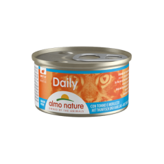 Almo Nature Cat Daily Mousse with Tuna and Cod | Wet (Lata) 24 X 85 g