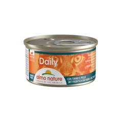 Almo Nature Cat Daily Mousse with Tuna and Chicken | Wet (Lata)	 24 X 85 g