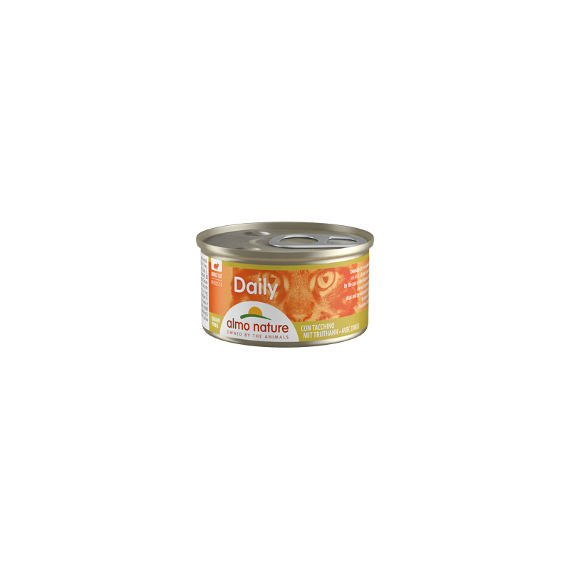 Almo Nature Cat Daily Mousse with Turkey | Wet (Lata) 85 g