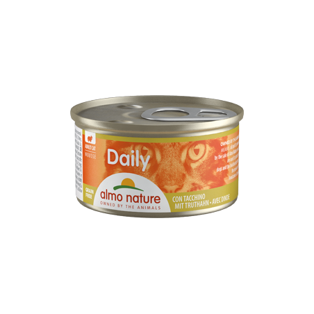 Almo Nature Cat Daily Mousse with Turkey | Wet (Lata) 85 g