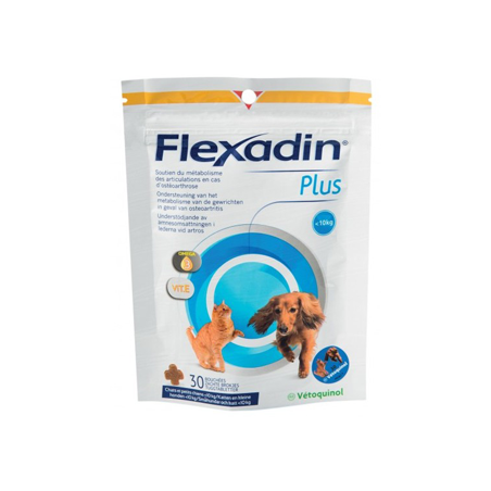 Vétoquinol Flexadin Plus Cães Pequenos e Gatos 90 Comprimidos