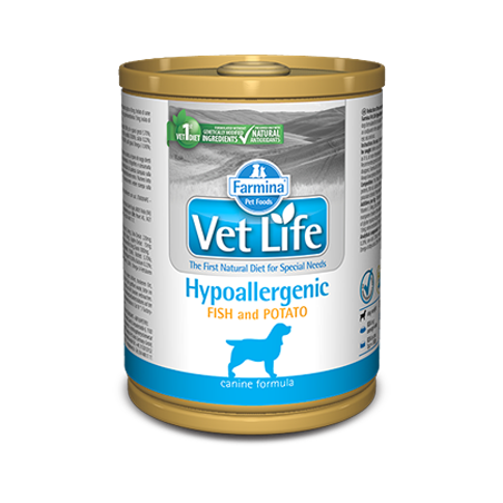 Farmina Vet Life Canine Hypoallergenic Fish & Potato | Wet (Lata) 300 g