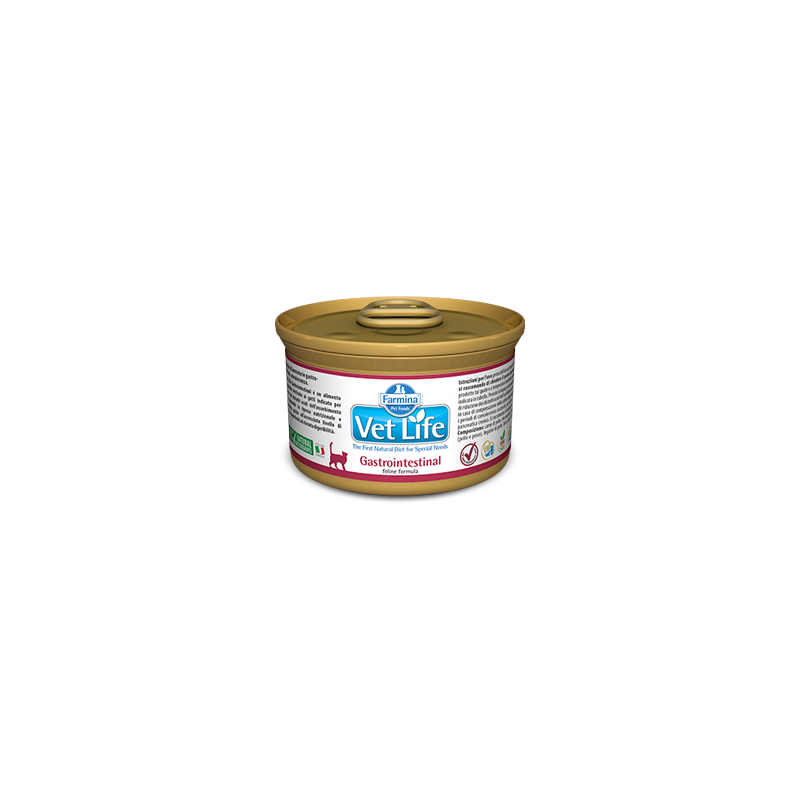 Farmina Vet Life Feline Gastrointestinal | Wet (Lata) 12 X 85 g