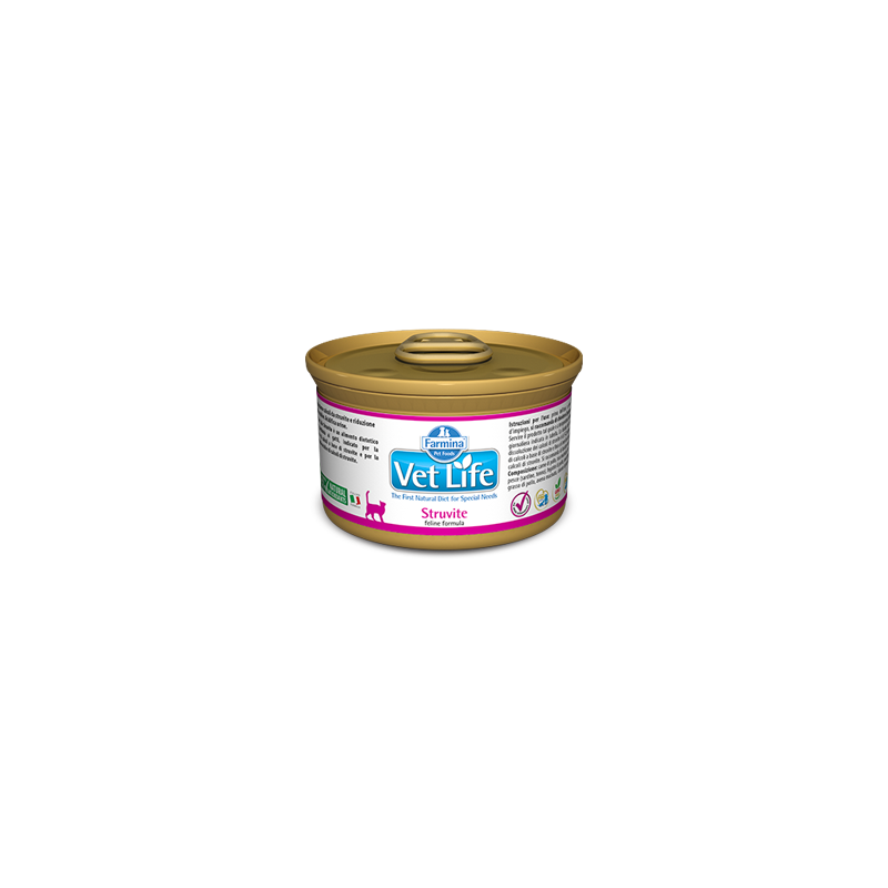 Farmina Vet Life Feline Struvite | Wet (Lata) 12 X 85 g