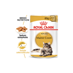 Royal Canin Cat Maine Coon Adult | Wet (Saqueta) 12 X 85 g