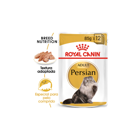 Royal Canin Cat Persian Adult | Wet (Saqueta) 12 X 85 g