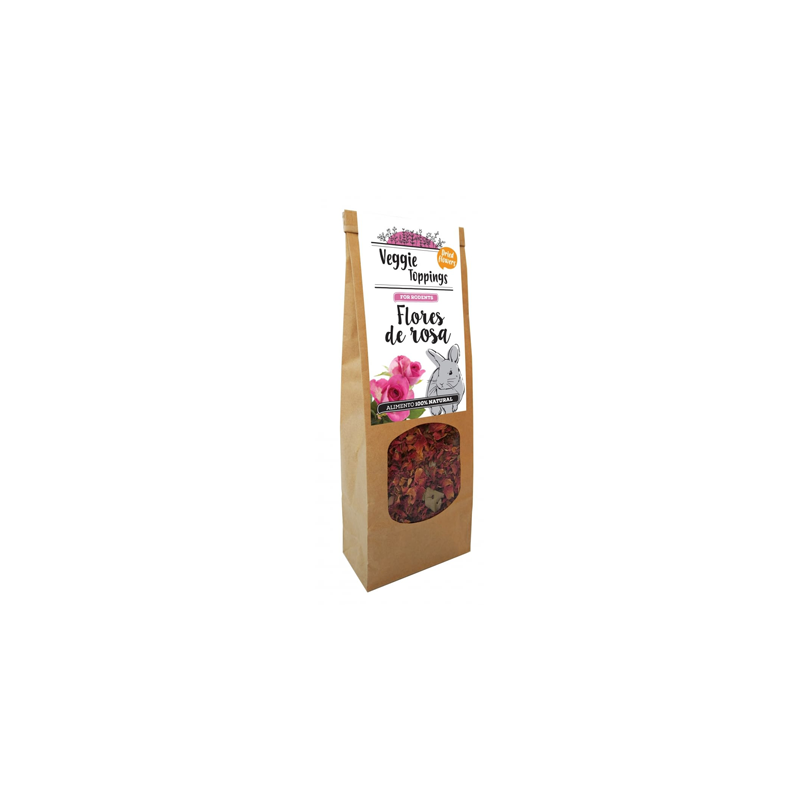 Suplemento para Roedores Cominter Veggie Toppings Flores de Rosa 45 g