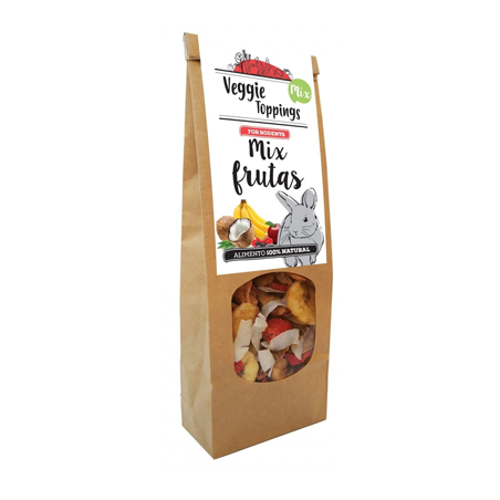 Suplemento para Roedores Cominter Veggie Toppings Mix de Frutas 125 g