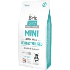 Brit Care Dog Mini Light & Sterilized Grain-free | Rabbit & Salmon 400 g