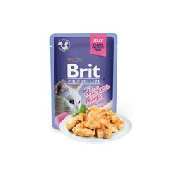 Brit Premium by Nature Cat Delicate Fillets in Jelly with Chicken | Wet (Saqueta) 85 g