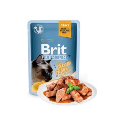 Brit Premium by Nature Cat Delicate Fillets in Gravy with Tuna | Wet (Saqueta) 24 X 85 g