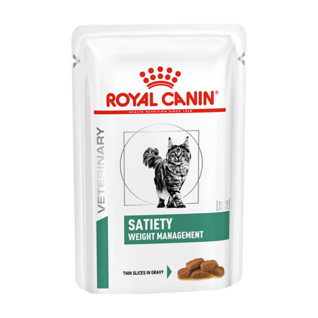 Royal Canin Vet Satiety Weight Management Feline in Gravy | Wet (Saqueta) 12 X 85 g