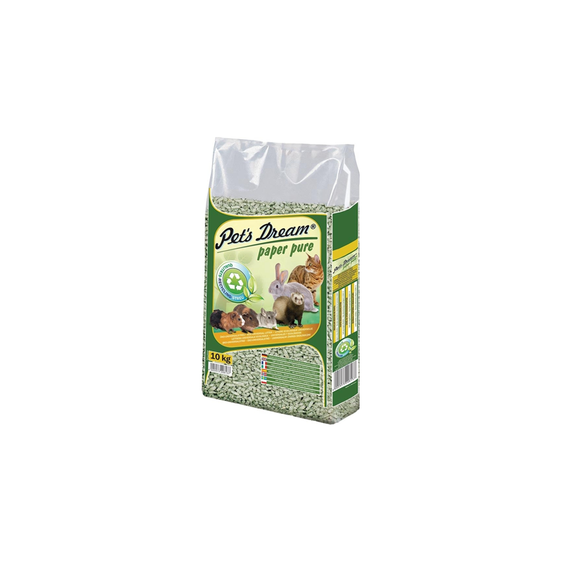 Substrato Pets Dream Paper Pure 10L / 4.8 kg