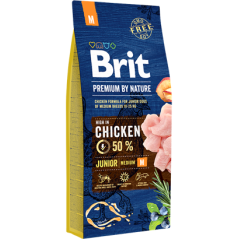 Brit Premium by Nature Junior Medium Dog  15 kg