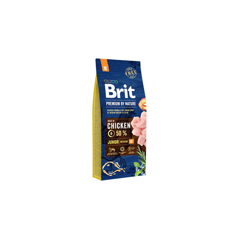 Brit Premium by Nature Junior Medium Dog  15 kg