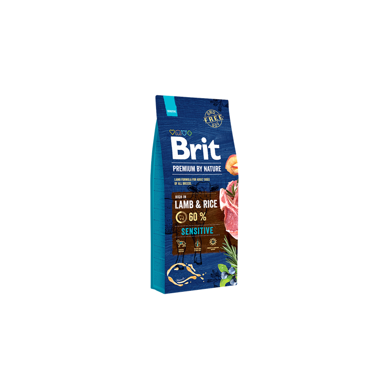 Brit Premium by Nature Sensitive Dog Lamb & Rice 15 kg