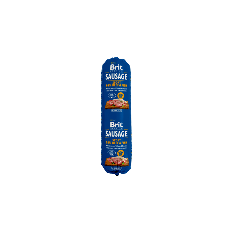 Brit Sausage Dog Sport Formula Beef & Fish 800 g