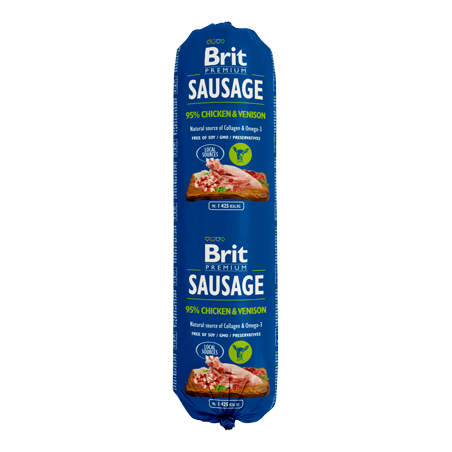 Brit Sausage Dog Chicken & Venison 800 g