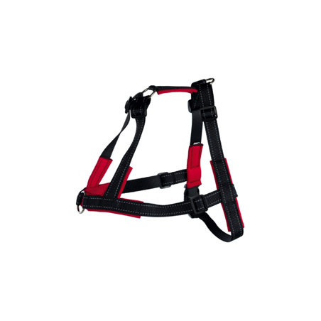 Trixie Peitoral de Treino Lead n Walk Soft | 25 mm x 55-90 cm Preto