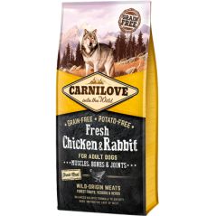 Carnilove Grain-Free Fresh Chicken & Rabbit  Adult Dog 1,5 kg