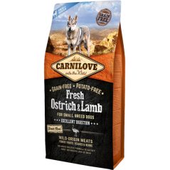 Carnilove Grain-Free Fresh Ostrich & Lamb Adult Small Dog 1,5 kg