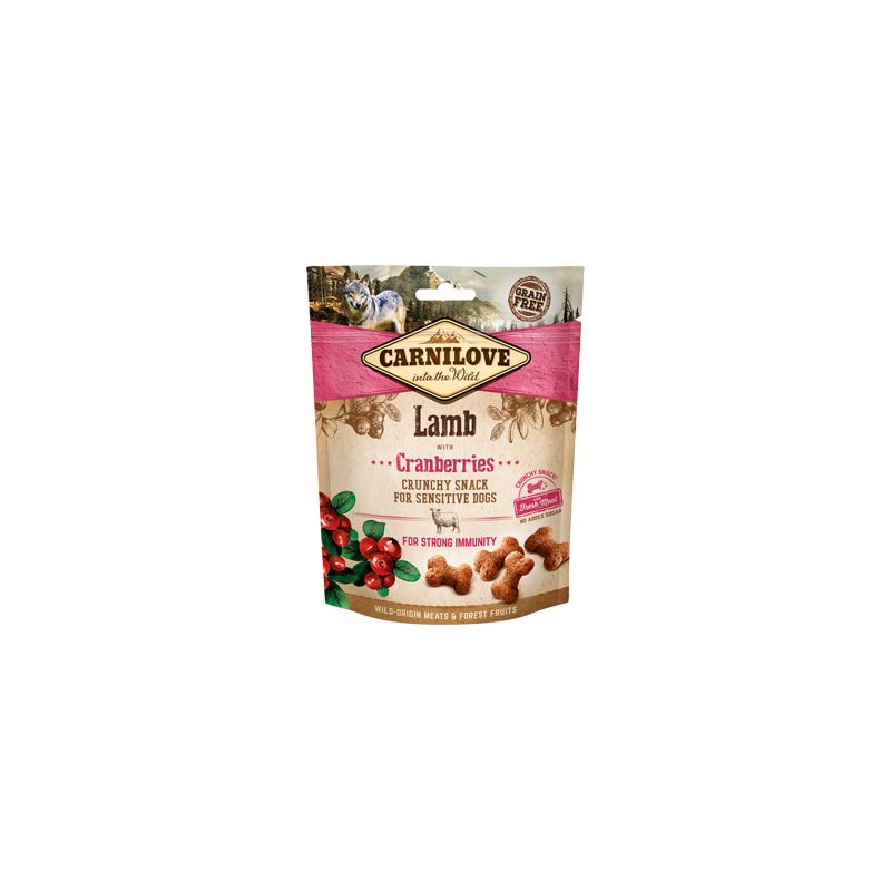 Carnilove Dog Crunchy Snack Lamb & Cranberries 200 g