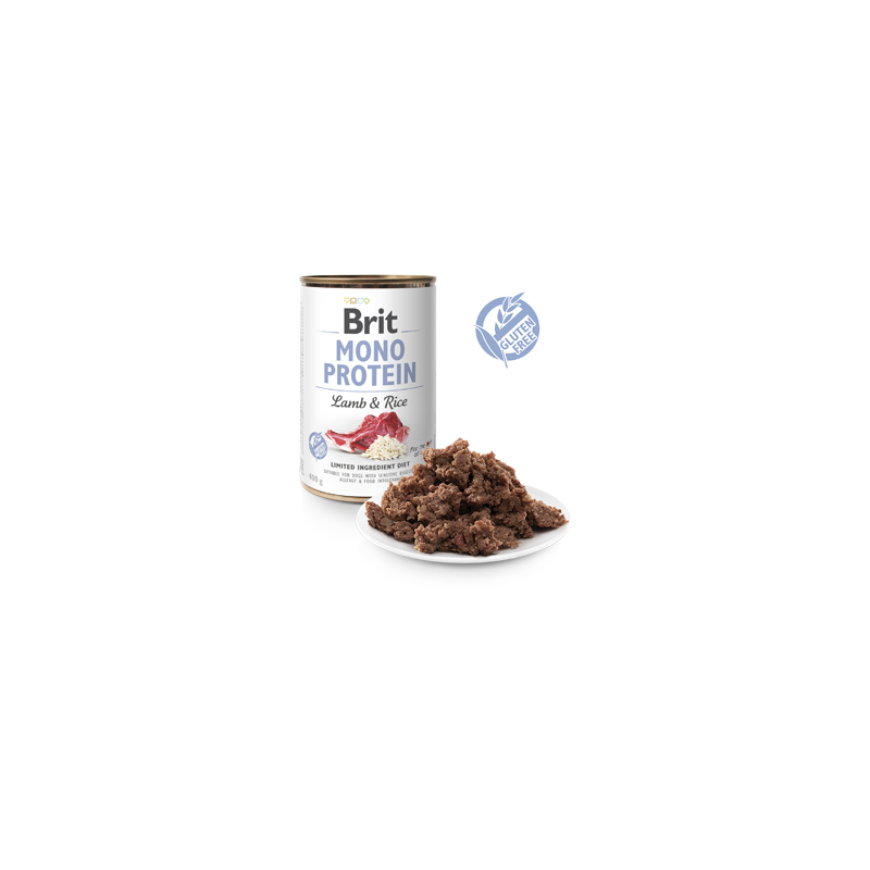 Brit Care Dog Mono Protein Lamb & Rice | Wet (Lata) 400 g