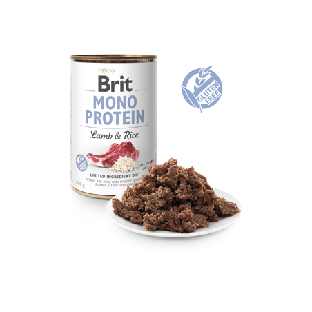 Brit Care Dog Mono Protein Lamb & Rice | Wet (Lata) 400 g