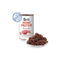 Brit Care Dog Mono Protein Beef & Rice | Wet (Lata) 400 g