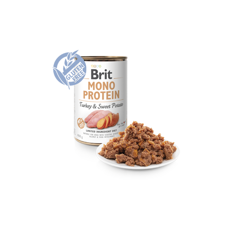 Brit Care Dog Mono Protein Turkey & Sweet Potato | Wet (Lata) 400 g