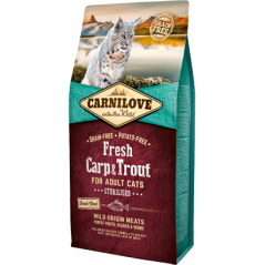 Carnilove Grain-Free Adult Cat Sterilized Fresh Carp & Trout 2 kg