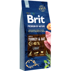 Brit Premium by Nature Light Turkey & Oat 15 kg