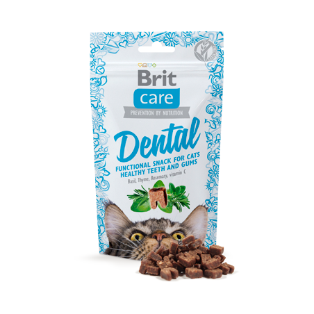 Brit Care Cat Snack Dental 50 g