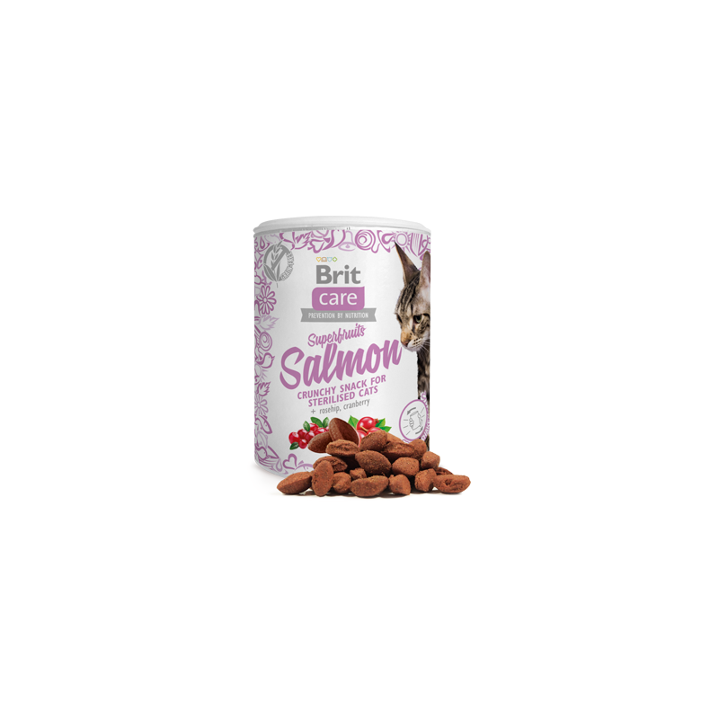 Brit Care Cat Snack Superfruits Salmon 100 g