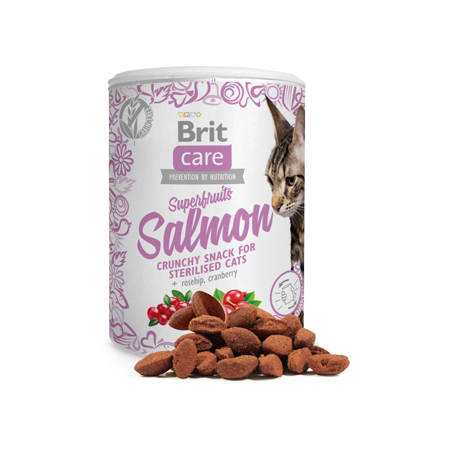 Brit Care Cat Snack Superfruits Salmon 100 g