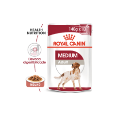 Royal Canin Dog Medium Adult | Wet (Saqueta) 10 X 140 g