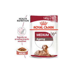 Royal Canin Dog Medium Ageing 10+ | Wet (Saqueta) 10 X 140 g