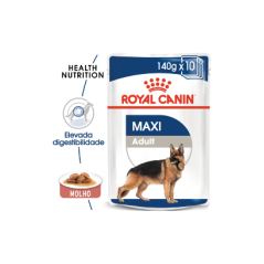 Royal Canin Dog Maxi Adult | Wet (Saqueta) 10 X 140 g