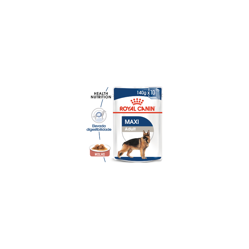 Royal Canin Dog Maxi Adult | Wet (Saqueta) 10 X 140 g