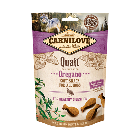 Carnilove Dog Soft Snack Quail & Oregano 200 g