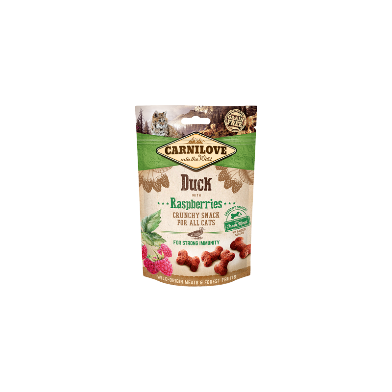 Carnilove Cat Crunchy Snack Duck with Raspberries 50 g